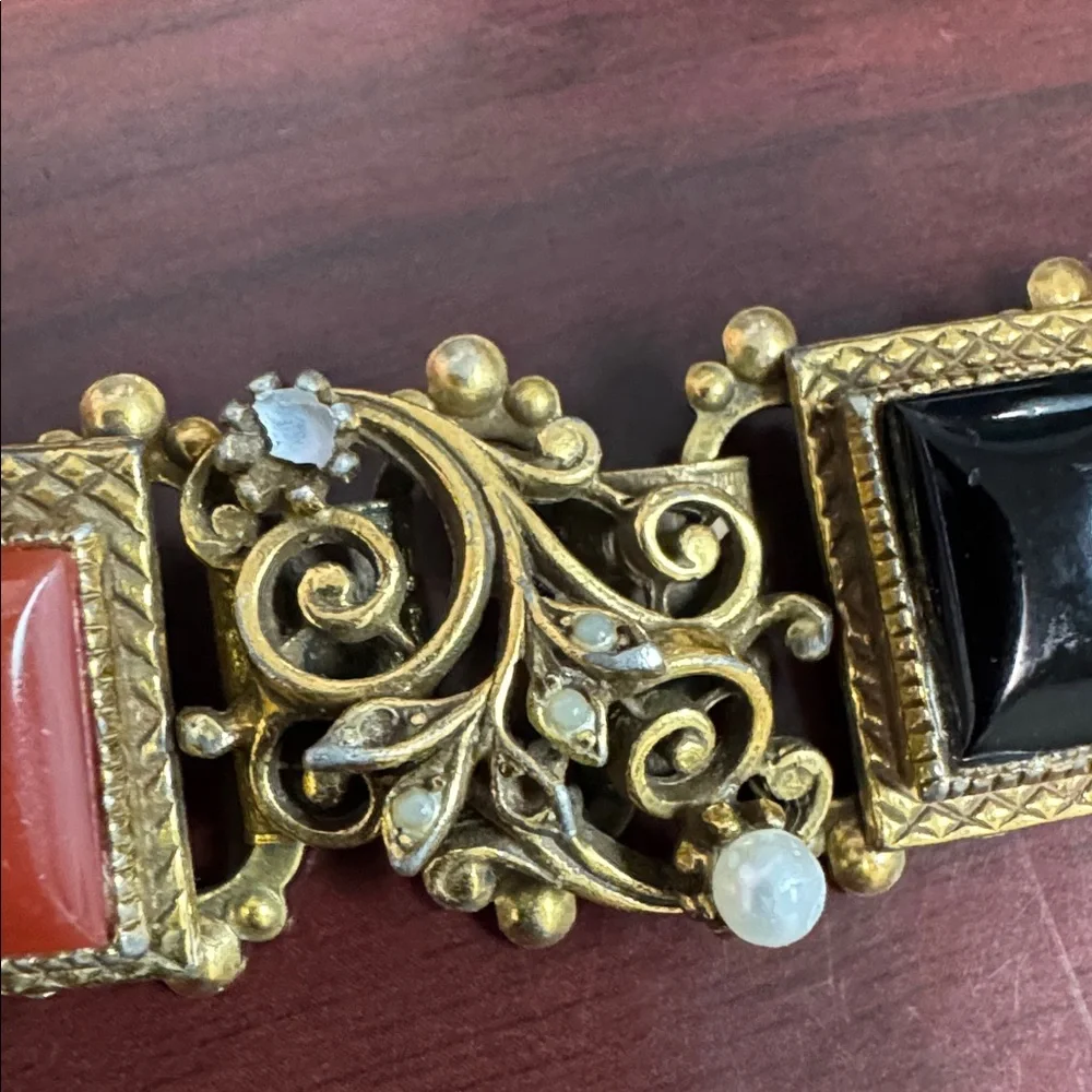 Vintage Arthur Pepper Signed Gemstone Bracelet